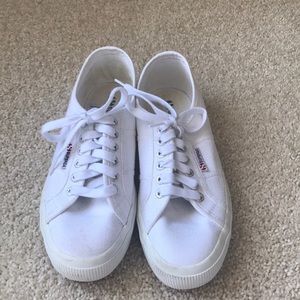 SUPERGA WHITE SNEAKERS